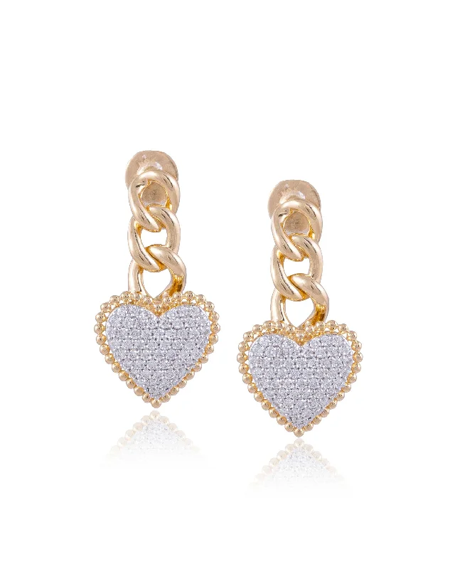 Luxury Gold Drop Earrings-Luxury Gold Drop Earrings-Diamond Long Earrings