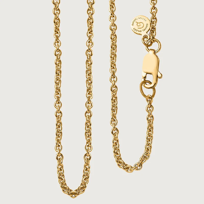 Natural Stone Necklace-Fashion Statement Earrings-Belcher Link Chain 18K Gold Vermeil