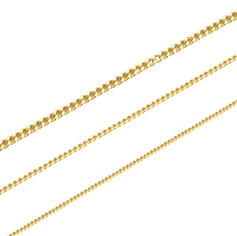 Luxury Chain Necklace for Women-Colored Gemstone Earrings-Tattoo - 18K Gold Cuban Chain Necklace