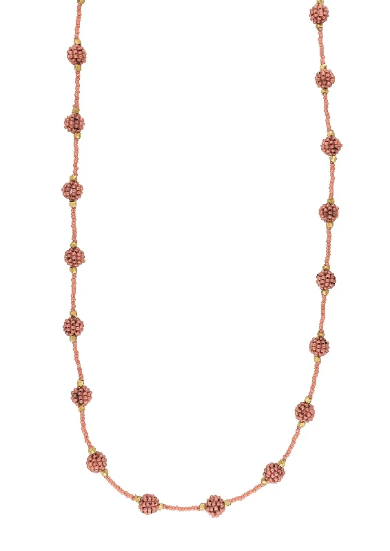 Simple Chain Necklace-Elegant Wedding Earrings-<br>The Brooklyn Mini <br> Terracotta