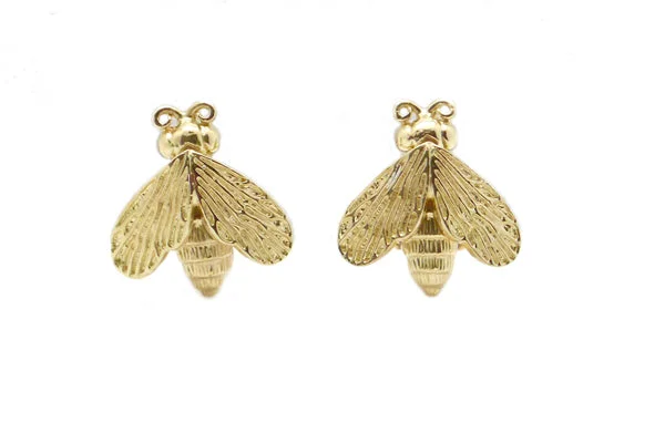 Butterfly Earrings for Women-Butterfly Earrings for Women-Medium Size Bee Earrings