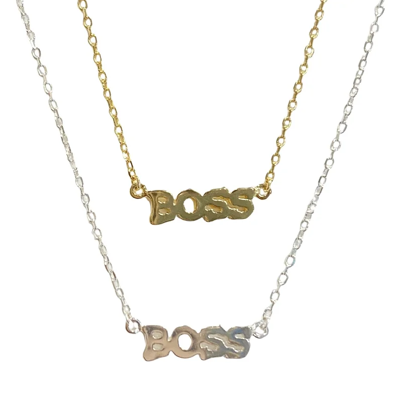 Classic Gold Necklace for Women-Gold Earrings with Gemstones-Boss Necklace